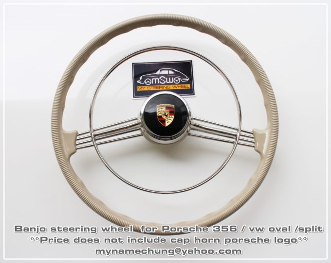 banjo 2 spoke steering wheel in beige